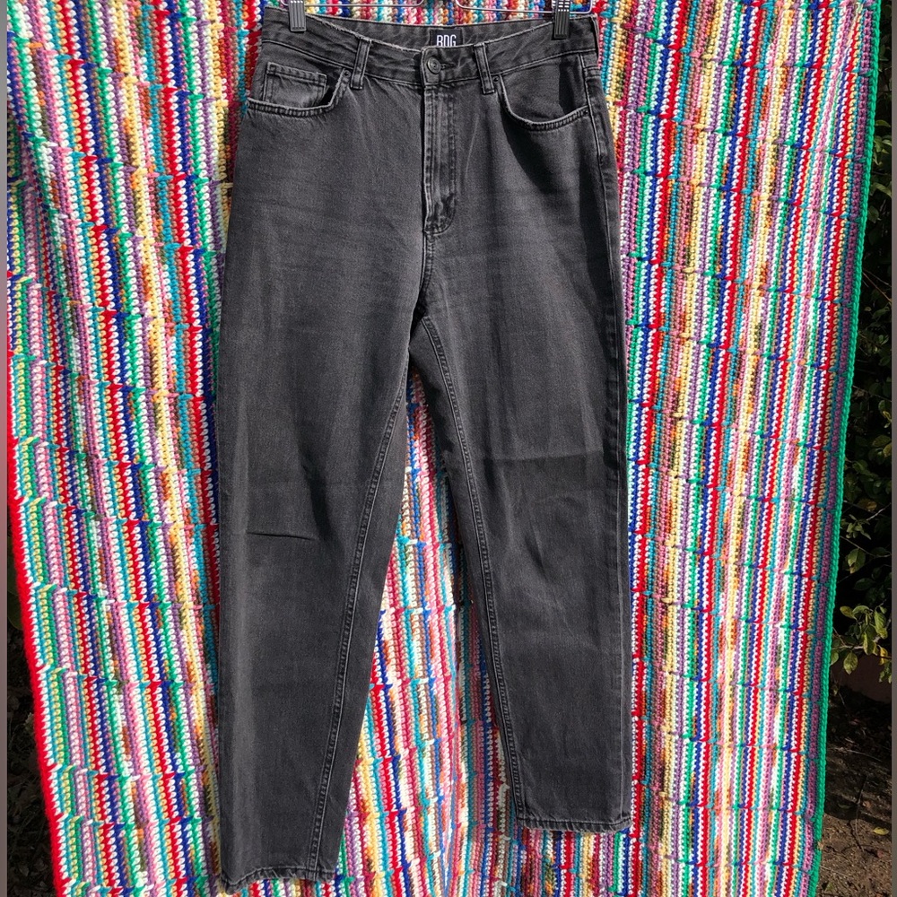 BDG faded black Mom jean